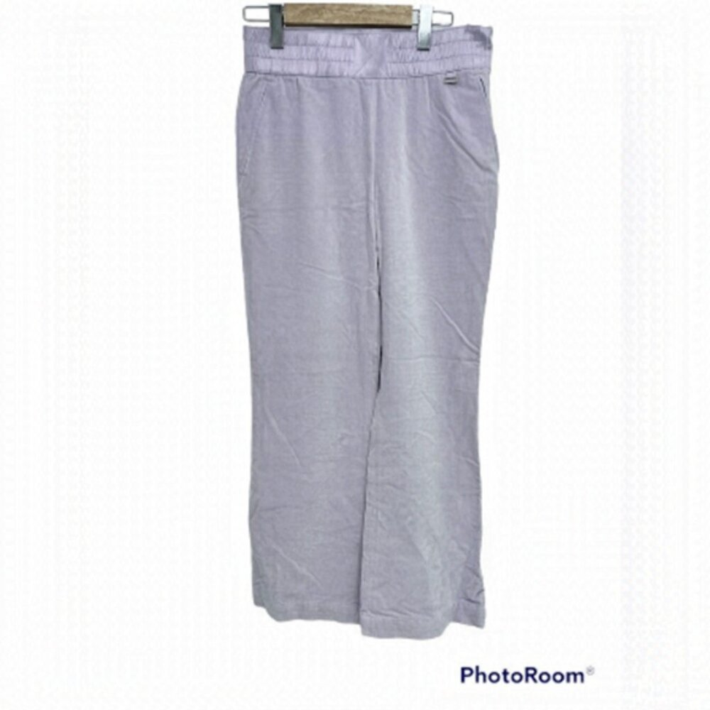 ESCADA sport lilac wide leg pant size 36 velvet
